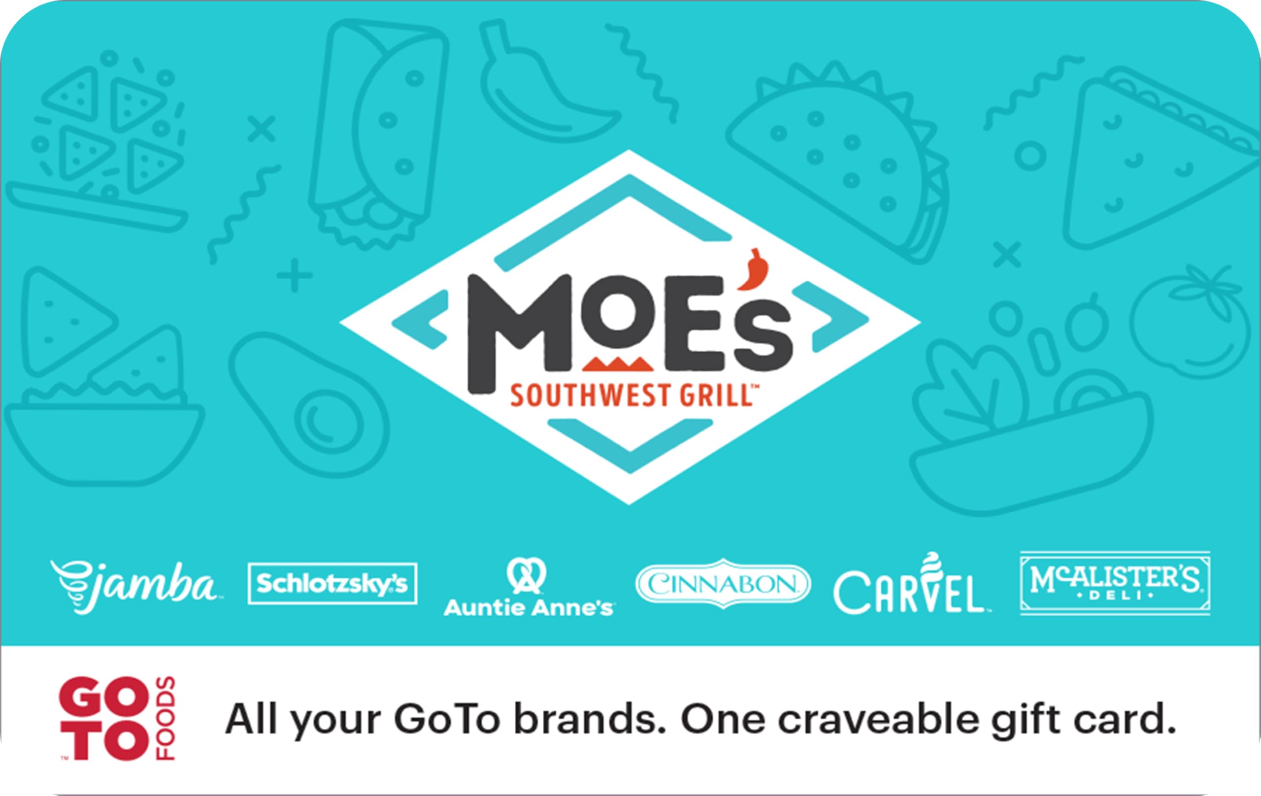Amazon.com: GoTo Foods Moe's Southwest Grill eGift Card - $15